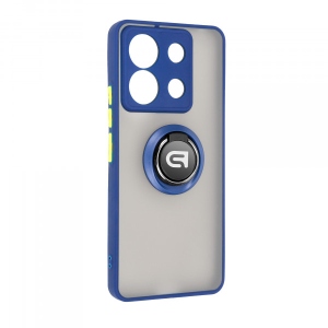 Чохол для смартфону Armorstandart Frosted Matte Ring for Xiaomi Redmi Note 13 Pro 5G/Poco X6 5G Navy Blue (ARM72726)