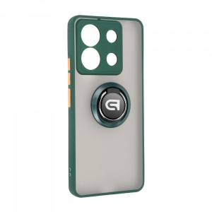 Чохол для смартфону Armorstandart Frosted Matte Ring for Xiaomi Redmi Note 13 Pro 5G/Poco X6 5G Dark Green (ARM72725)