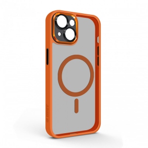 Чохол для смартфону Armorstandart Unit MagSafe SE for Apple iPhone 15 Plus Orange Black (ARM75373)