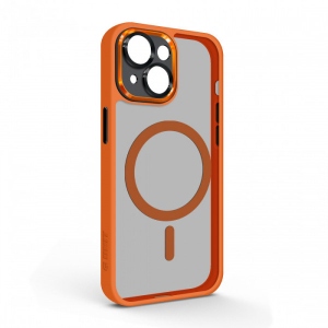 Чохол для смартфону Armorstandart Unit MagSafe SE for Apple iPhone 15 Orange Black (ARM75360)