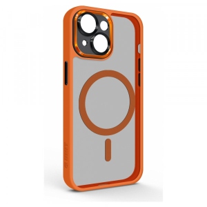Чохол для смартфону Armorstandart Unit MagSafe SE for Apple iPhone 13 Orange Black (ARM75377)