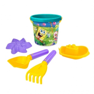 Набір для гри в пісочниці Wader Spongebob 5 шт. (81652)