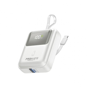 Батарея мобільна Promate 10000mAh (powerpod-10.white)