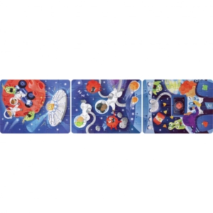 Пазли картонні (5-7 років) Hape Космос (E1646)