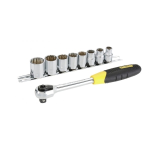 Набір торцевих голівок Stanley MicroTough 3/8'' 8-19 мм 9 шт. (0-94-611)