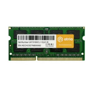 Память DDR ATRIA SO-DIMM DDR3 8/1600 (UAT31600CL11SLK1/8)