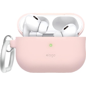 Чохол для навушників Elago Silicone Hang Case Lovely Pink for Airpods Pro 2nd Gen (EAPP2CSC-ORHA-LPK)