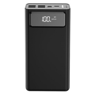 Батарея мобільна XO PR123 30000 mAh Black (00000015191)