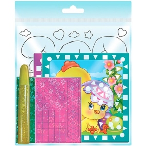 Стікерна мозаїка Vladi Toys Курчата VT4433-20 (укр)