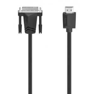 Кабель HDMI - DVI Hama DVI - HDMI Ultra HD 4K 1.50 m Black (00200715)