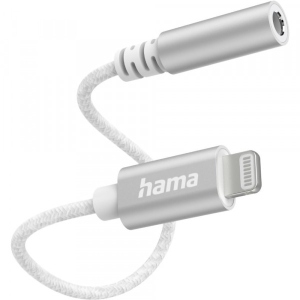 Перехідник аудіо Hama Lightning - Jack 3,5 White (00201523)