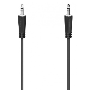 Кабель 3.5 мм -3.5 мм Hama 3.5 mm Jack - 3.5 mm Jack Stereo 1.5 m Black (00205262)