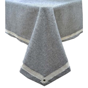 Скатертина кругла Прованс HYGGE Black D200 см (014103)