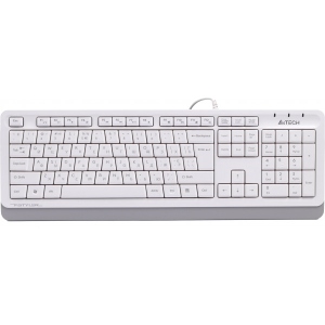 Клавіатура дротова A4tech Fstyler FKS10 White USB