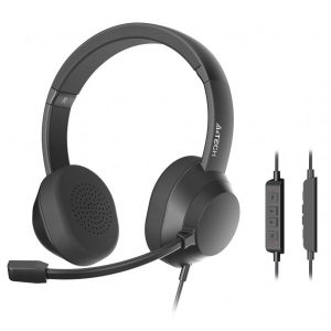 Гарнітура дротова A4tech Fstyler FH150U Black