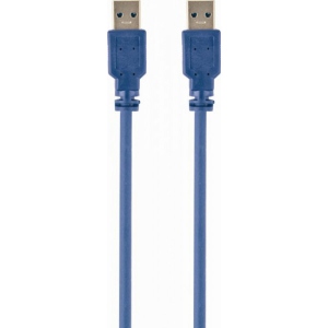 Кабель RCA Maxxter USB3.0 A-папа/А-папа, 0,5 m (U-AMAM3-0,5m)