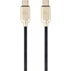 Кабель синхронізації даних Cablexpert USB 2.0 Power Delivery (PD) 6 Type-C 1m Premium (CC-USB2PD60-CMCM-1M)