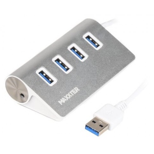 Хаб USB Maxxter HU3A-4P-01