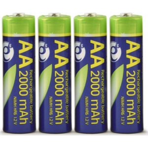 Акумулятор тип AA EnerGenie Ni-MH 2000мАч HR6/AA 4 шт. (EG-BA-AA20R4-01)