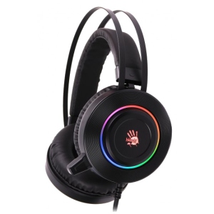 Гарнітура дротова ігрова A4tech G521 Bloody (Black)