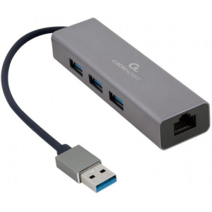 Хаб USB Cablexpert USB-A на Gigabit Ethernet USB 3.1 Gen1 (A-AMU3-LAN-01)