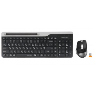 Клавіатура + миша бездротова A4tech FB2535CS Smoky Grey