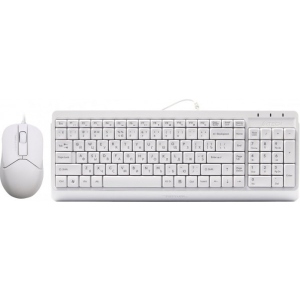 Клавіатура+миша A4tech F1512 (White)