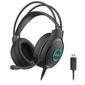 Навушники накладні дротові A4tech FH300U Black