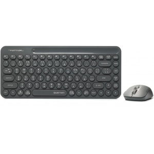 Клавіатура + миша бездротова A4tech Fstyler FG3200 Air Grey
