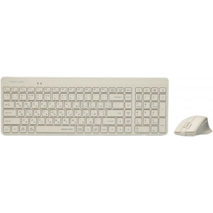 Клавіатура + миша бездротова A4tech Fstyler FG2400 Air Beige