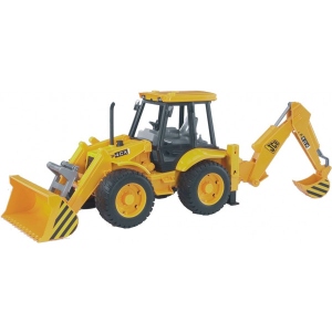 Наземна будівельна техніка BRUDER JCB 4CX навантажувач-екскаватор (35397)