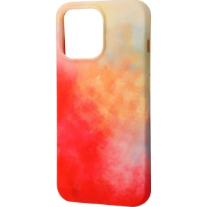 Чохол для смартфона WAVE Watercolor Case (TPU) iPhone 13 Pro (white/red)