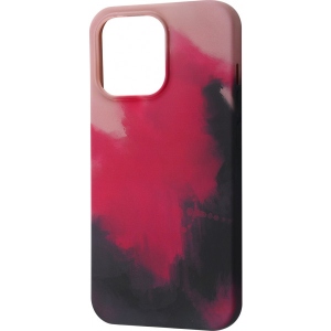 Чохол для смартфона WAVE Watercolor Case (TPU) iPhone 13 Pro Max (pink/black)
