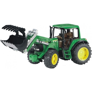 Наземна будівельна техніка BRUDER Трактор John Deere 6920 з навантажувачем (38753)