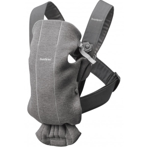 Рюкзак - кенгуру Baby Bjorn Baby Carrier Mini Dark grey 3D, Jersey (21084)