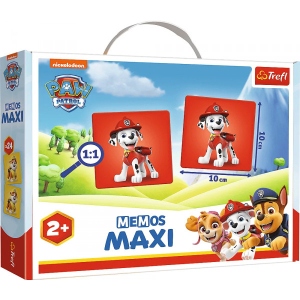 Настільна гра мемо (до 2 років) Trefl  "Мемос MAXI Щенячий патруль" / Nickelodeon (2264)