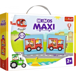 Настільна гра мемо (до 2 років) Trefl  "Мемос MAXI Транспорт " (2267)
