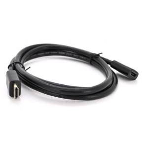 Кабель HDMI Merlion HDMI-HDMI 1m Black (HF-1/03547)