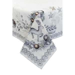 Скатертина прямокутна Прованс гобален SILVER STAR 135х300 см (031275)