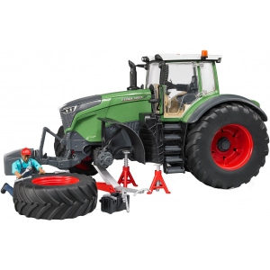 Наземна будівельна техніка BRUDER Трактор Fendt 1050 Vario з фігуркою та аксесуарами для ремонту (41151)