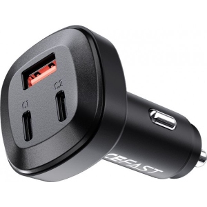 Автомобільний зарядний пристрій AceFast B3 66W 2xType-C + USB (33122)