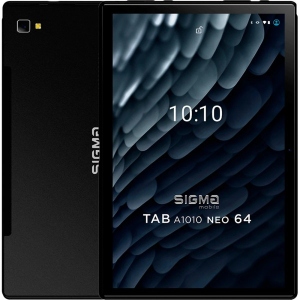 Уцінка - Планшет Sigma mobile Tab A1010 Neo 4/64GB 4G Dual Sim Black+чохол-книжка офіційний магазин