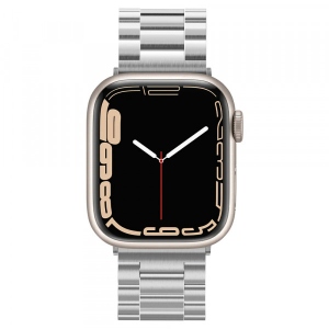 Ремінець для смарт-годинника Spigen for Apple Watch 45mm/44mm/42mm Modern Fit Silver 9062MP25404)