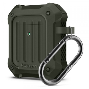 Чохол для навушників Spigen for Airpods Tough Armor Military Green (074CS26499)