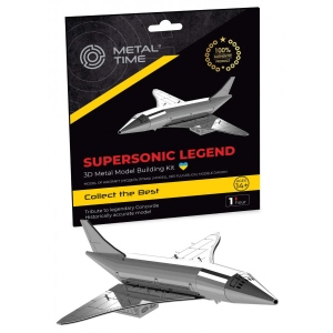 Металевий конструктор Metal Time Supersonic Legend Concorde Airplane (MT078)