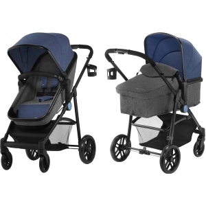 Коляска універсальна 2 в 1 Kinderkraft Juli Denim (KKWJULIDEN2000)