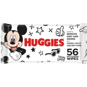 Серветки вологі для дітей Huggies Mickey Mouse, 56 шт. (5029053580371)