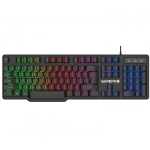 Клавіатура дротова ігрова GamePro RGB (GK380)