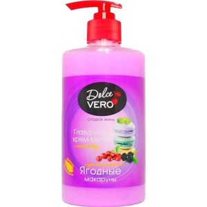 Рідке мило для рук Dolce Vero Ягодные макаруны 500 мл (4820091145192)
