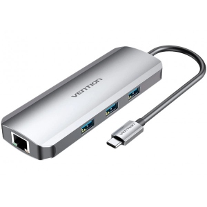 Хаб USB Vention USB3.1 Type-C - HDMI/USB-C/USB (TOMHB)